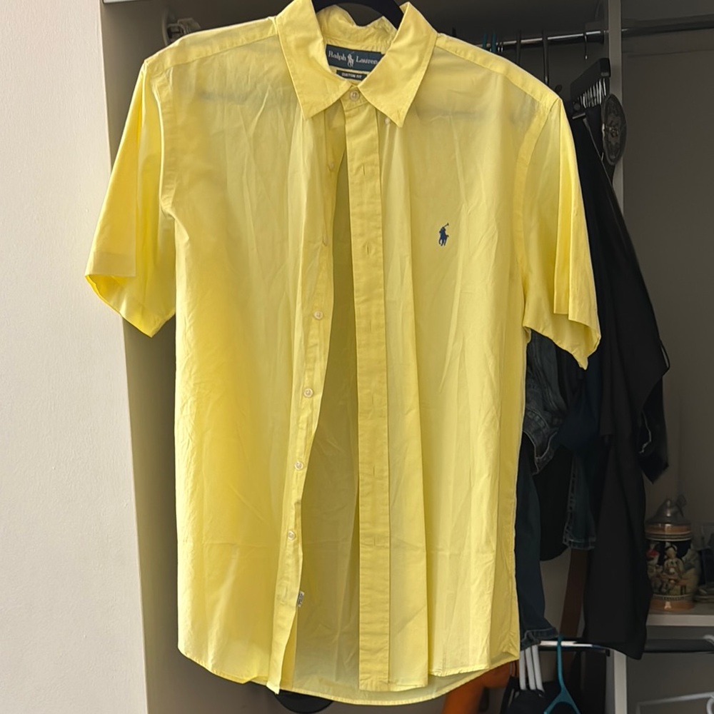 Polo by Ralph Lauren Yellow Button Down Shirt